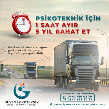 psikoteknik belgesi