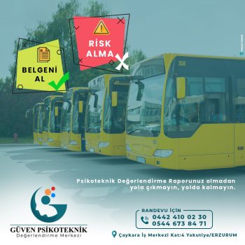 psikoteknik belgeni al risk alma